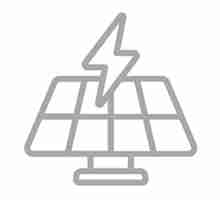 Icona pannelli fotovoltaici